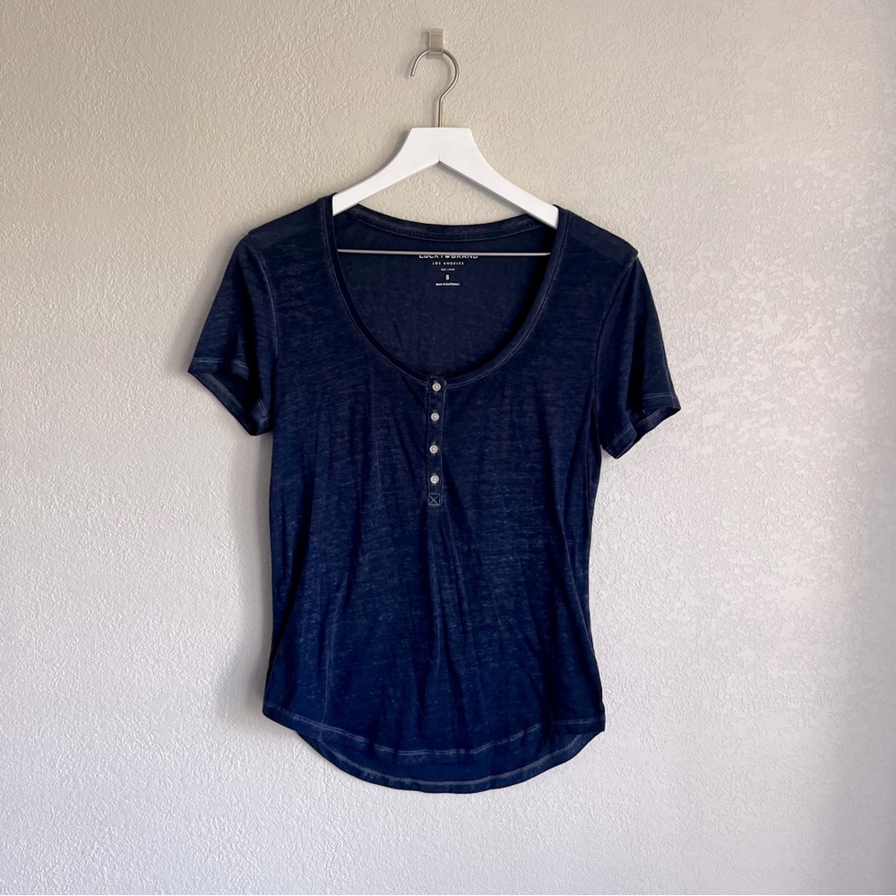 Blue Lucky Brand shirt